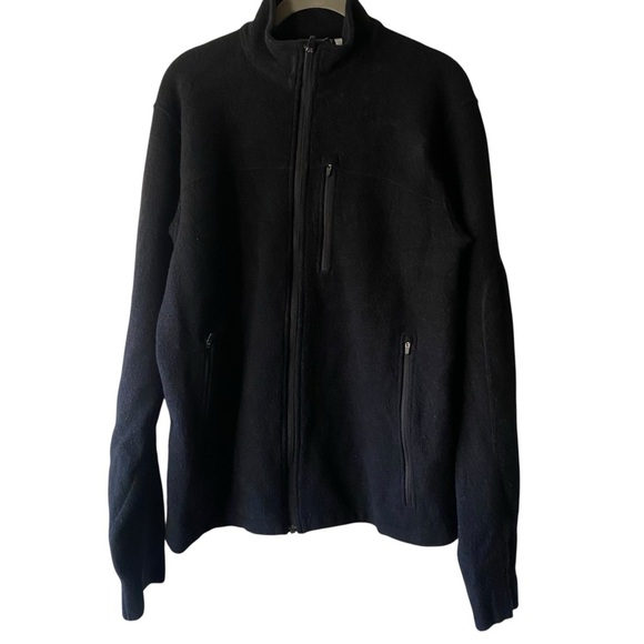 Ibex Scout Jura Merino Wool Full Front Zip Base Layer Zip Pockets Jacket SZ L - Picture 5 of 13